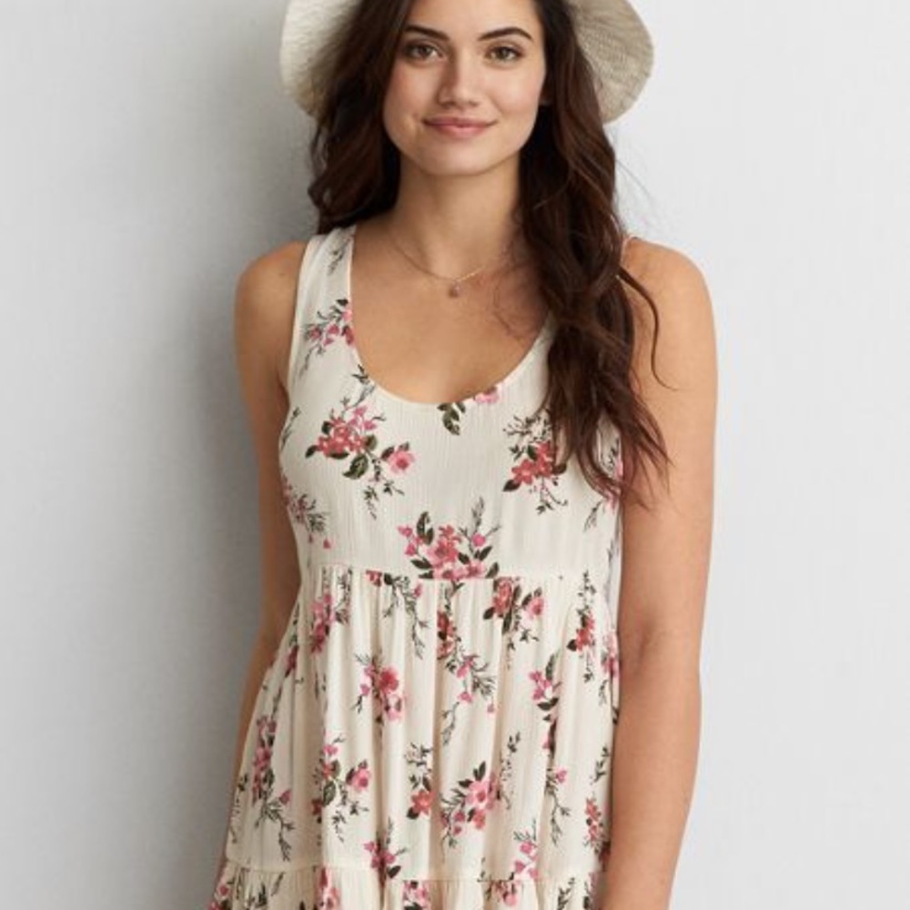 American eagle XL babydoll floral sundress